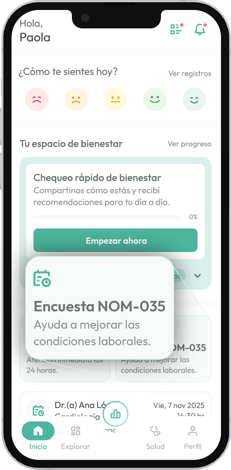 Questionário NR-1 Wehealthy